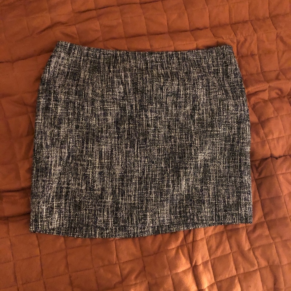 Theory Thick Grey Mini Skirt